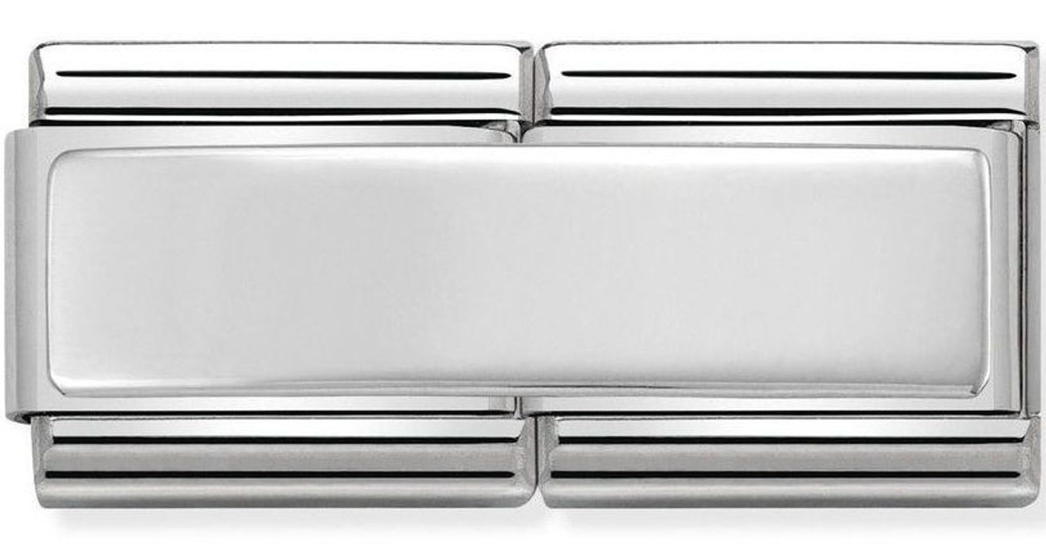 Nomination Double Link 925 zawieszka srebro 'Blaszka' 330710 01 biżuteria nomination nomination zawieszki nomination baza.jpg